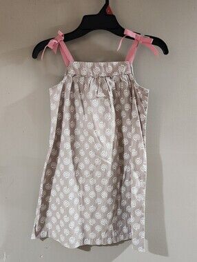 Hannah Andersson Beige Dress Size 110 4